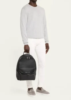 Christian LouboutinMen's Nostalgic Calf Empire Leather Backpack