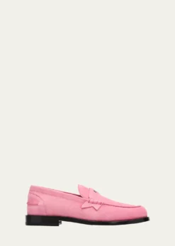 Christian LouboutinMen's Plato Suede Loafers