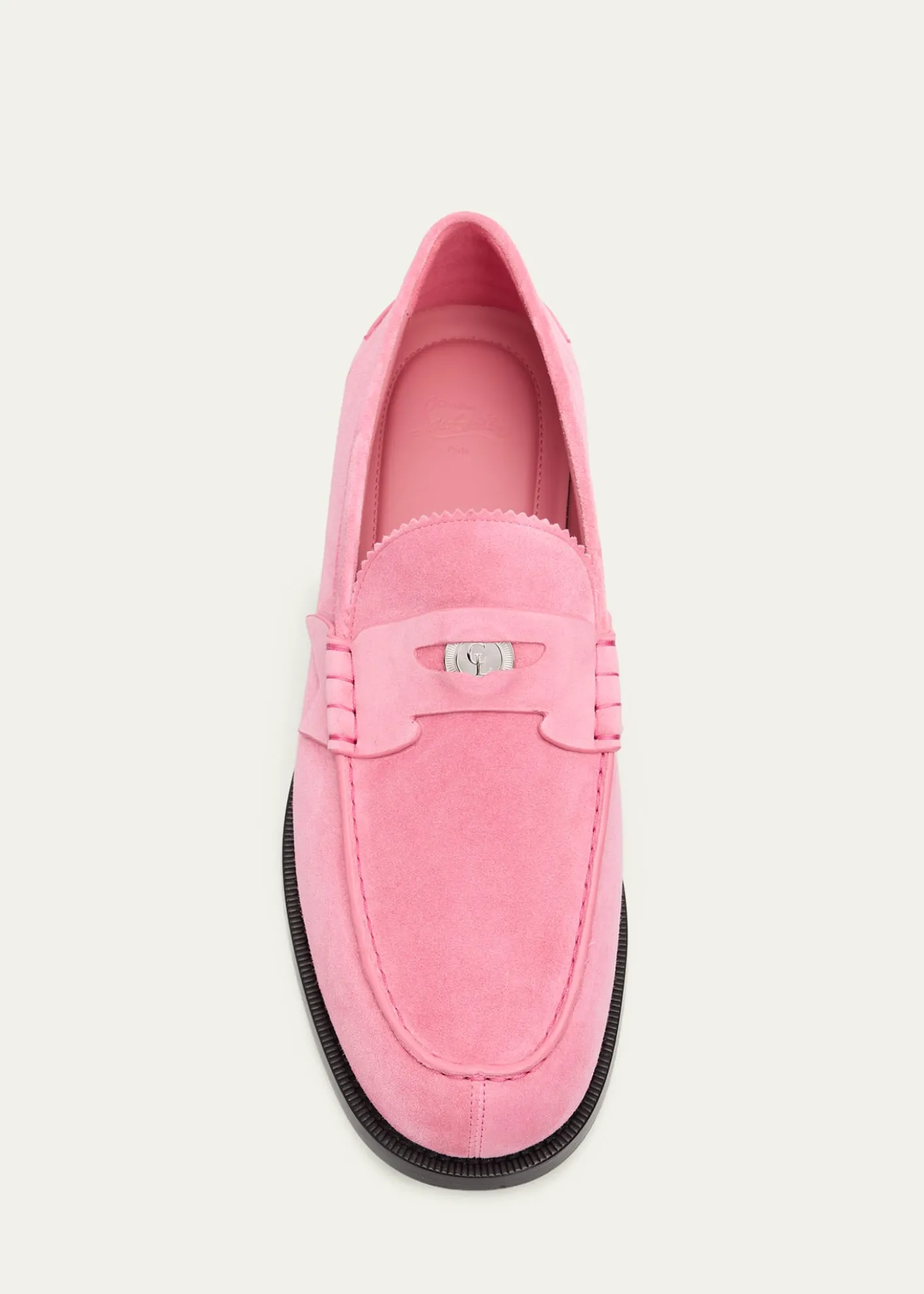 Christian LouboutinMen's Plato Suede Loafers