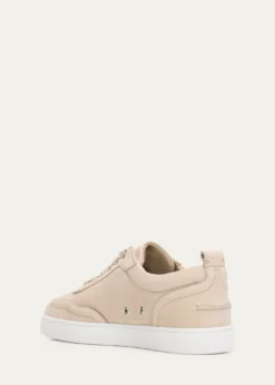 Christian LouboutinMen's Retero Nubuck Leather Low-Top Sneakers