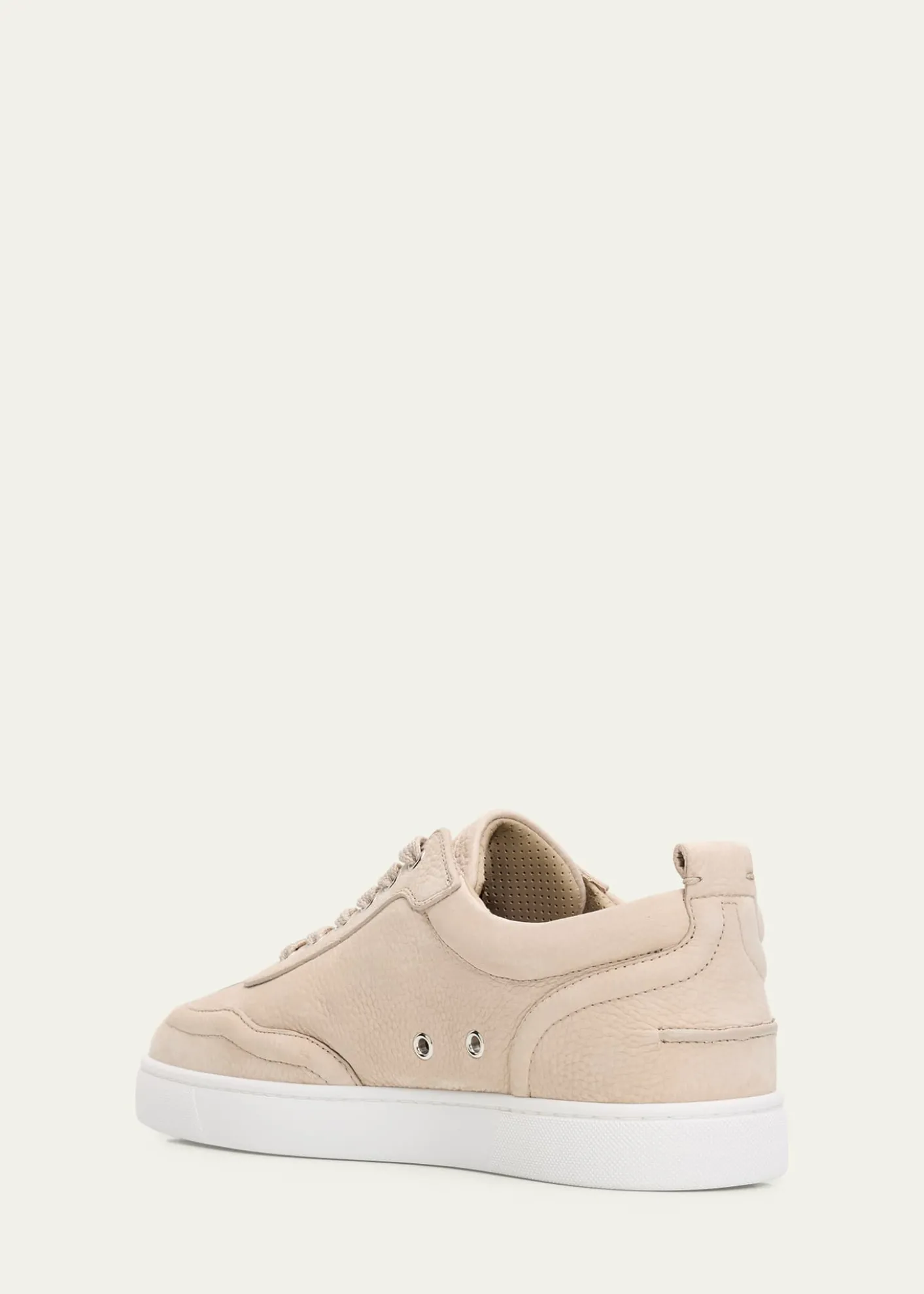 Christian LouboutinMen's Retero Nubuck Leather Low-Top Sneakers