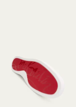 Christian LouboutinMen's Retero Nubuck Leather Low-Top Sneakers
