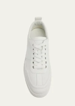Christian LouboutinMen's Retero Grained Leather Low-Top Sneakers