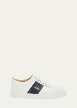 Christian LouboutinMen's Retero Canvas and Leather Low-Top Sneakers