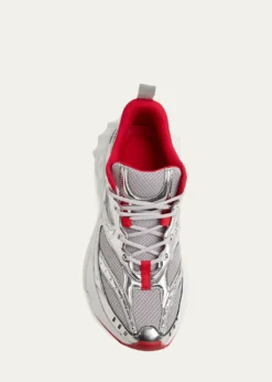 Christian LouboutinMen's So Flo Mesh & Metallic Leather Runner Sneakers