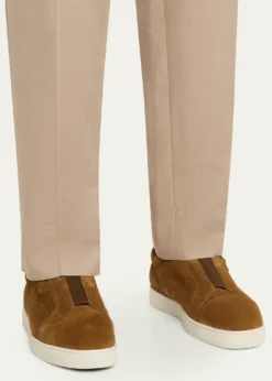 Christian LouboutinMen's St Louis Suede Slip-On Sneakers