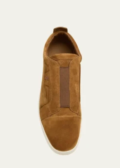 Christian LouboutinMen's St Louis Suede Slip-On Sneakers