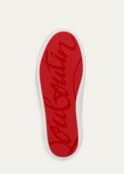 Christian LouboutinMen's Tactical Skate Red Sole Low-Top Sneakers