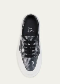 Christian LouboutinMen's Tactical Skate Red Sole Low-Top Sneakers