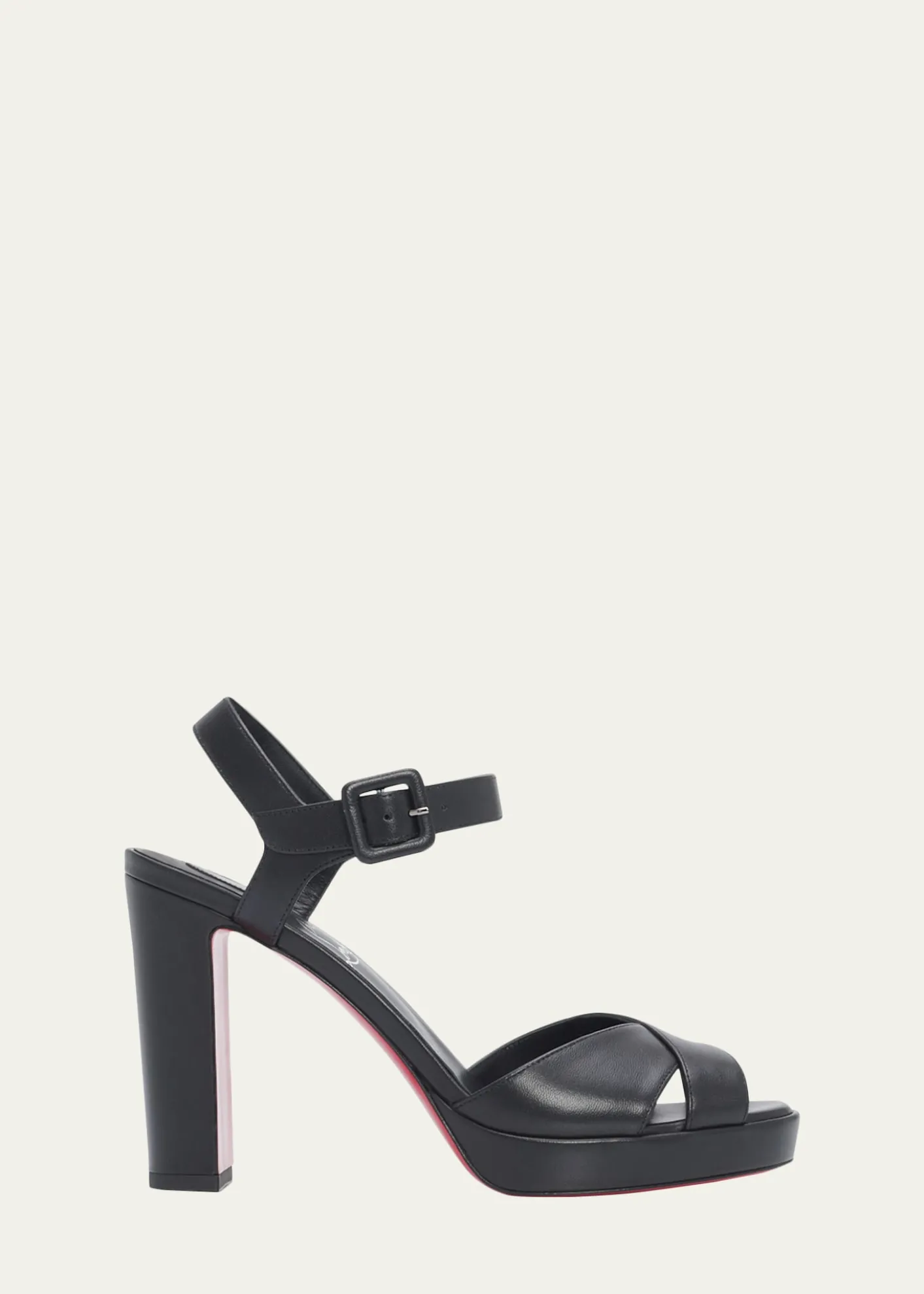 Christian Louboutin100mm Cora Leather Sandals