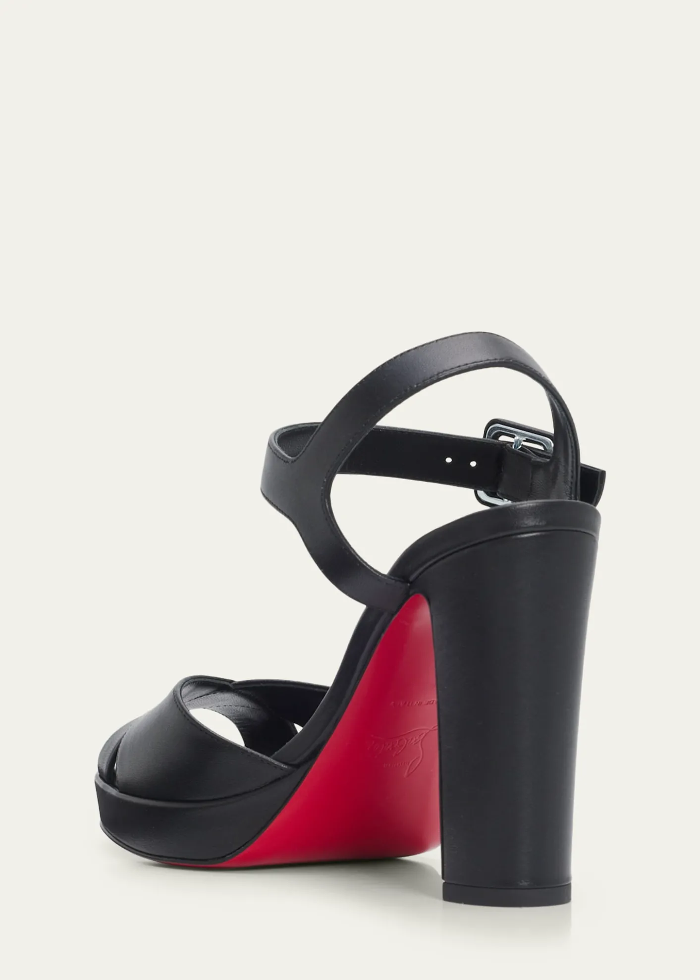 Christian Louboutin100mm Cora Leather Sandals
