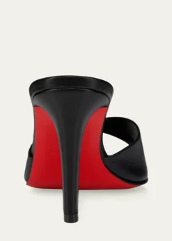 Christian Louboutin85mm Fanny Leather Slide Sandals
