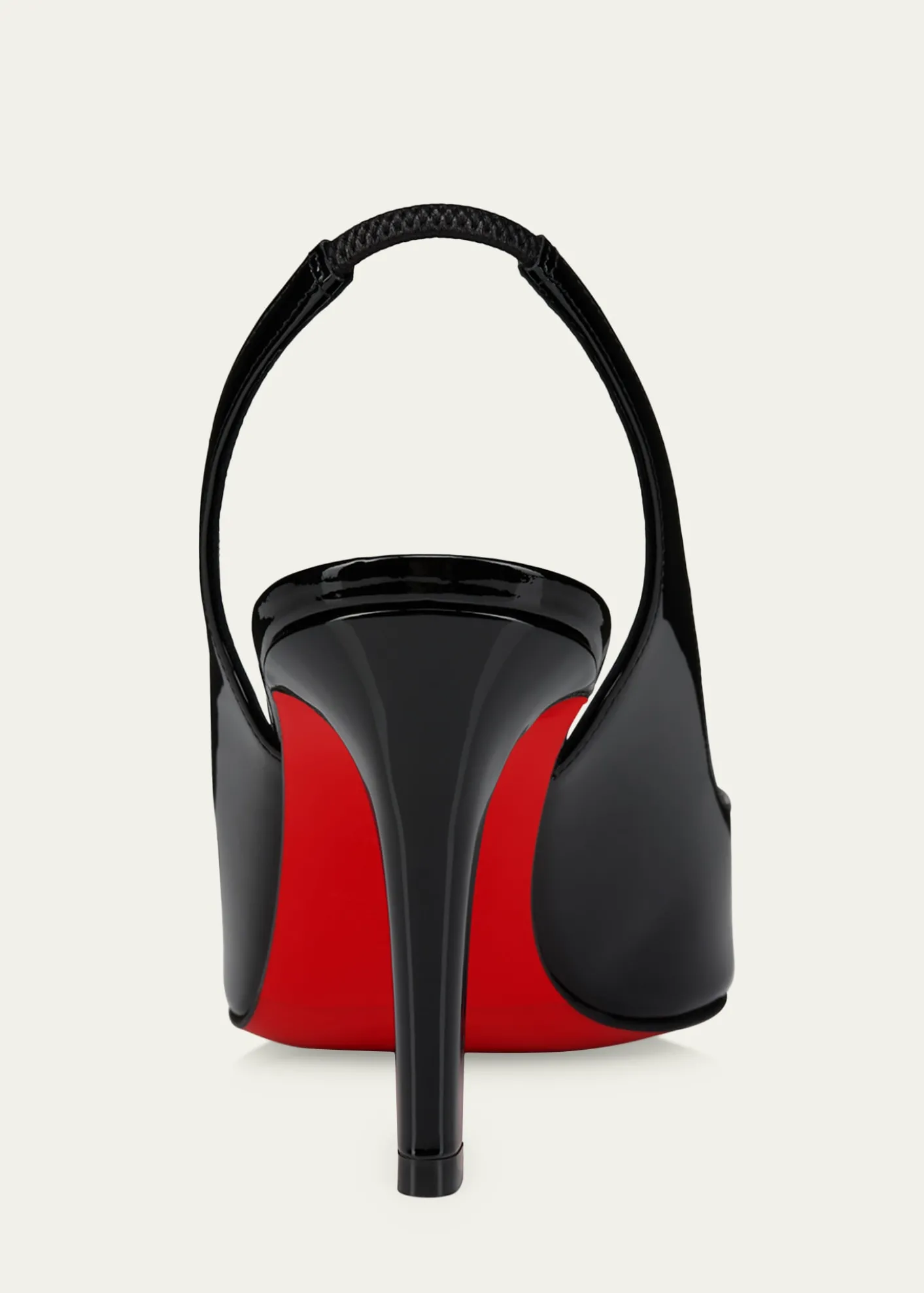 Christian Louboutin85mm Fannylove Patent Leather Slingback Pumps