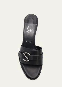Christian Louboutin55mm Her in Roma Leather Mules