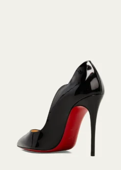 Christian Louboutin100mm Hot Chick Patent High-Heel Pumps