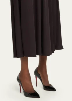 Christian Louboutin100mm Hot Chick Patent High-Heel Pumps