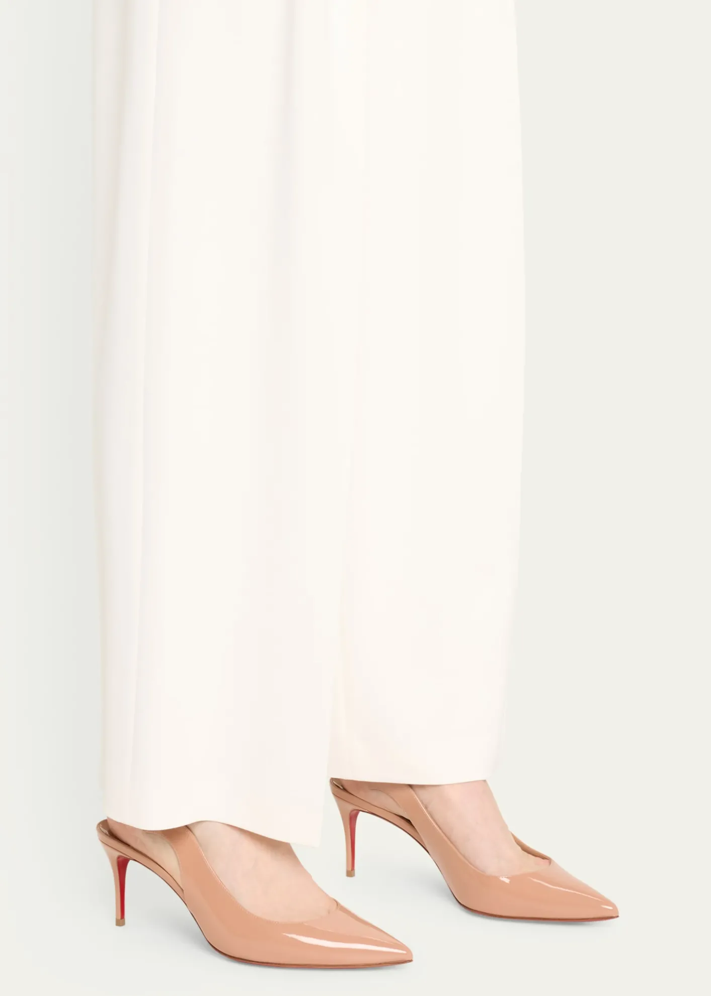 Christian Louboutin70mm Hot Chick Patent Slingback Pumps