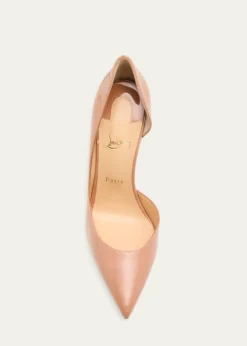 Christian Louboutin100mm Iriza Patent Open-Side Pumps
