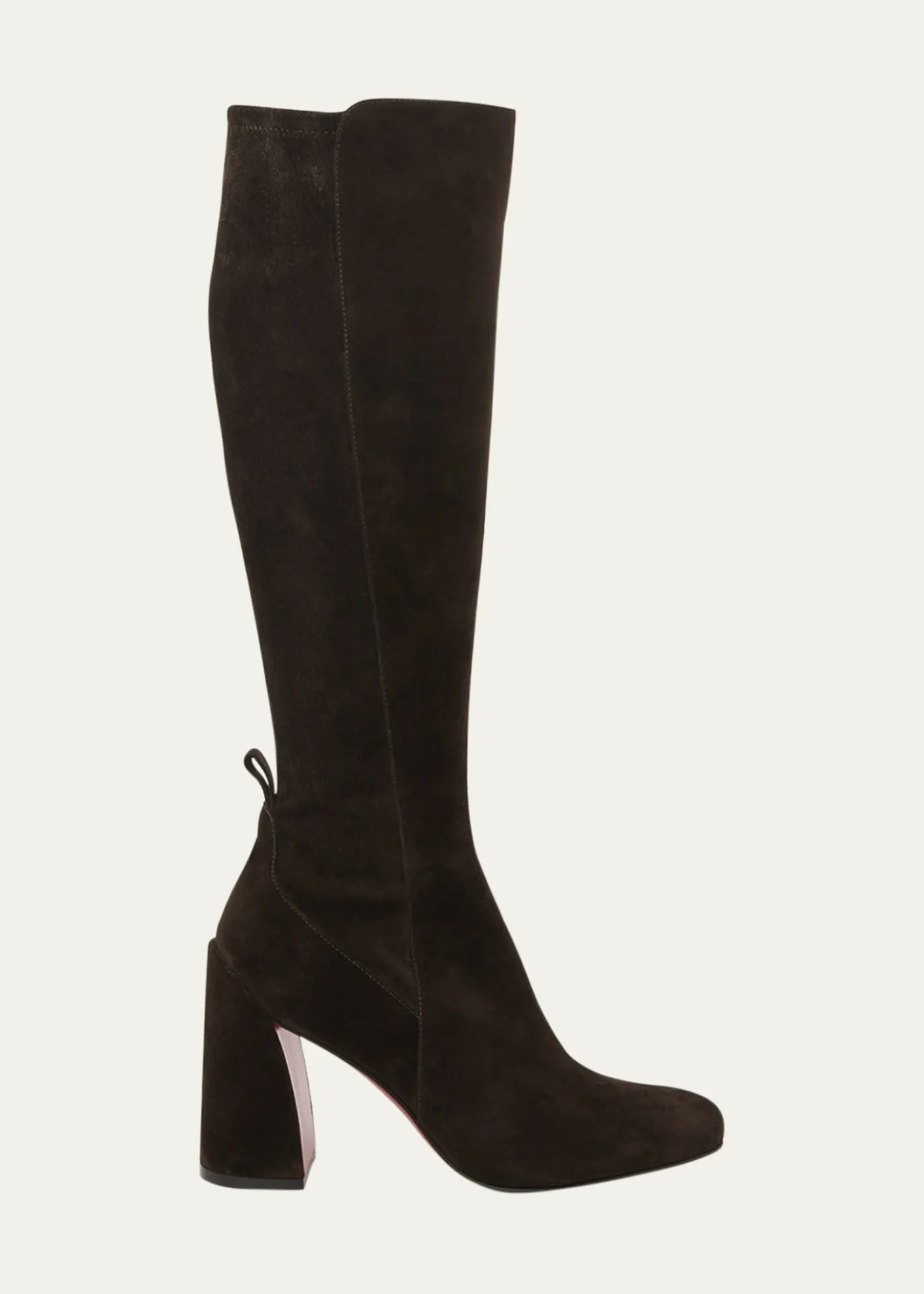 Christian Louboutin85mm Jane Suede Knee-High Boots