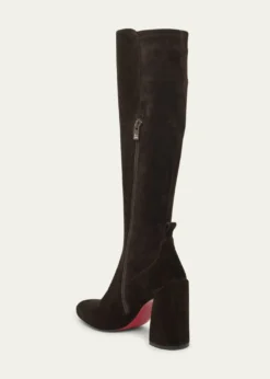 Christian Louboutin85mm Jane Suede Knee-High Boots