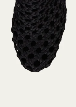 Christian Louboutin85mm Jane Woven Silk Booties