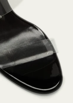 Christian Louboutin85mm Just Nothing Clear Slide Sandals