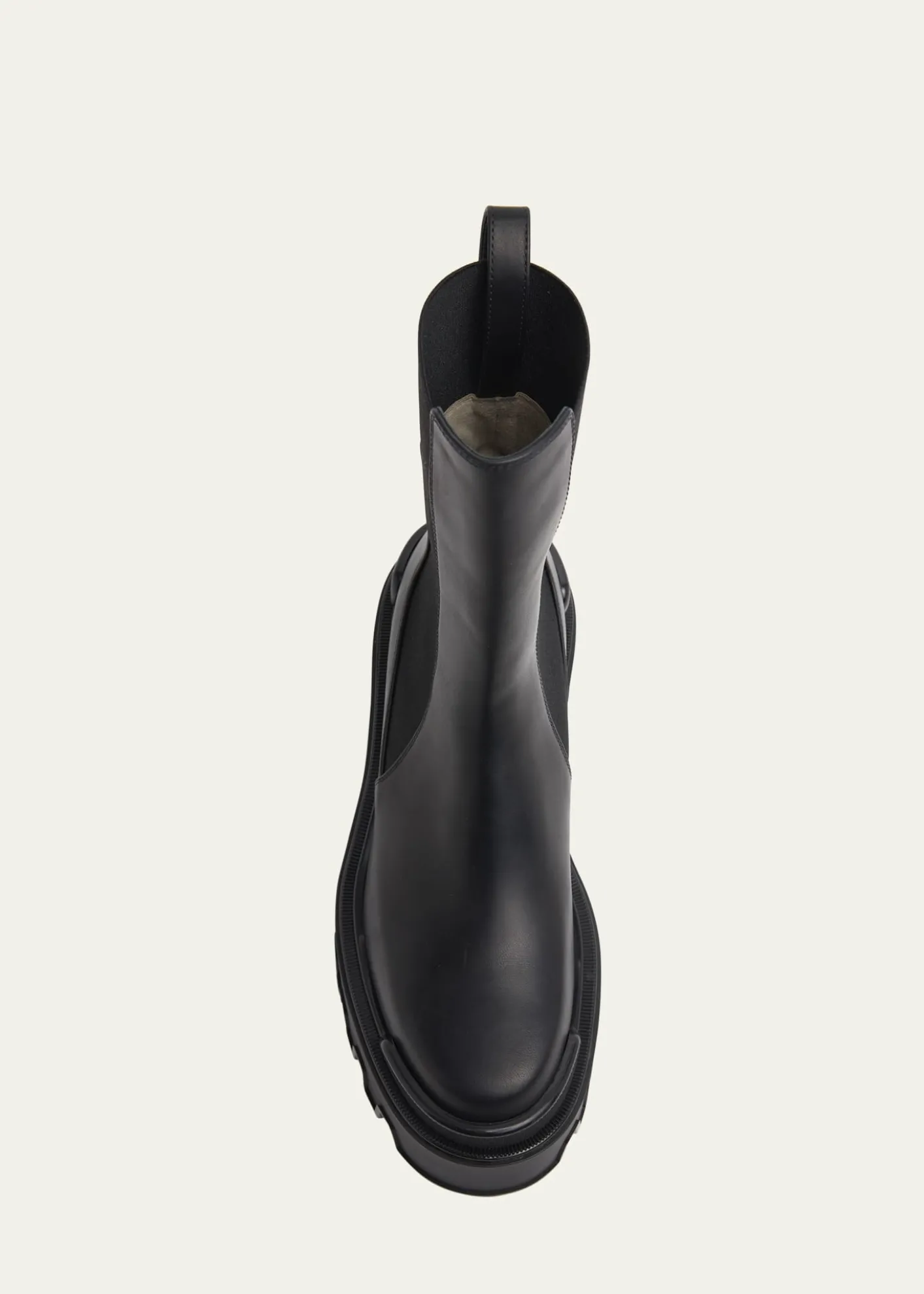 Christian Louboutin80mm Marcharcroc Platform Leather Chelsea Boots