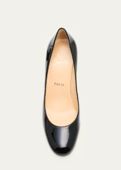 Christian Louboutin85mm Miss Jane Patent Leather Pumps
