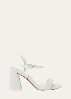 Christian Louboutin85mm Miss Jane Ankle-Strap Sandals