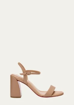 Christian Louboutin85mm Miss Jane Ankle-Strap Sandals