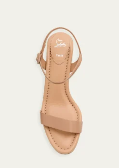 Christian Louboutin85mm Miss Jane Leather Sandals