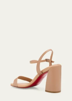 Christian Louboutin85mm Miss Jane Leather Sandals