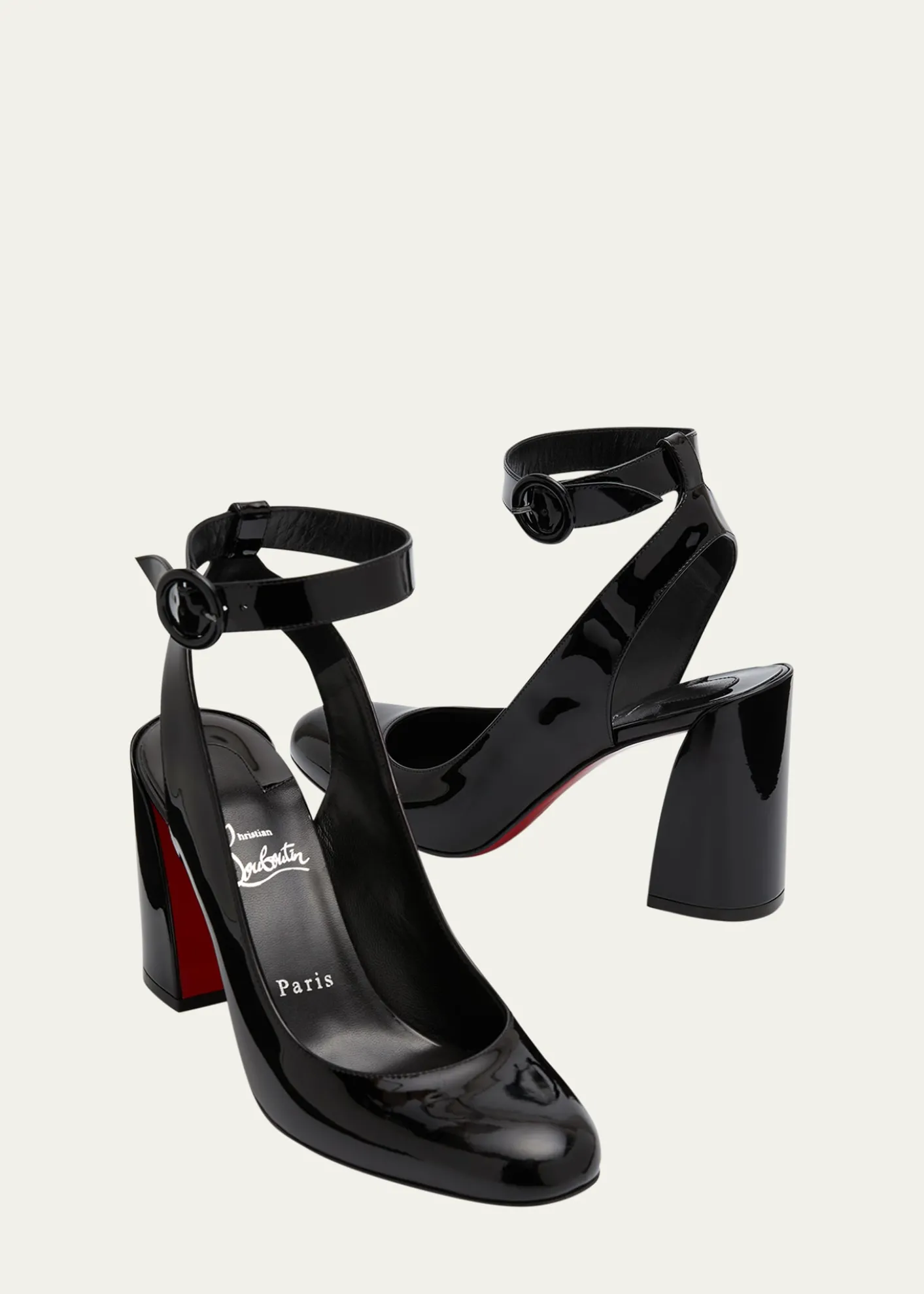 Christian Louboutin85mm Miss Sab Patent Pumps