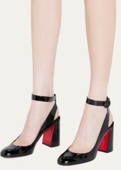 Christian Louboutin85mm Miss Sab Patent Pumps