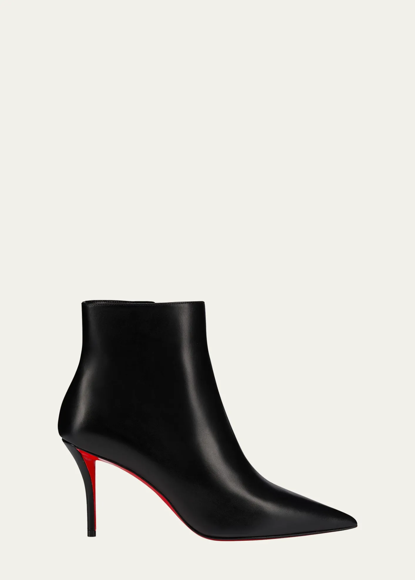 Christian Louboutin80mm Miss Z Leather Booties
