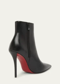 Christian Louboutin100mm Miss Z Leather Booties