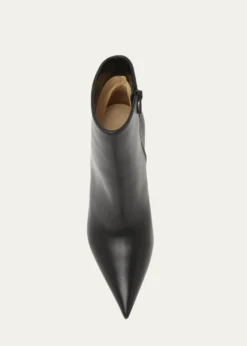 Christian Louboutin100mm Miss Z Leather Booties