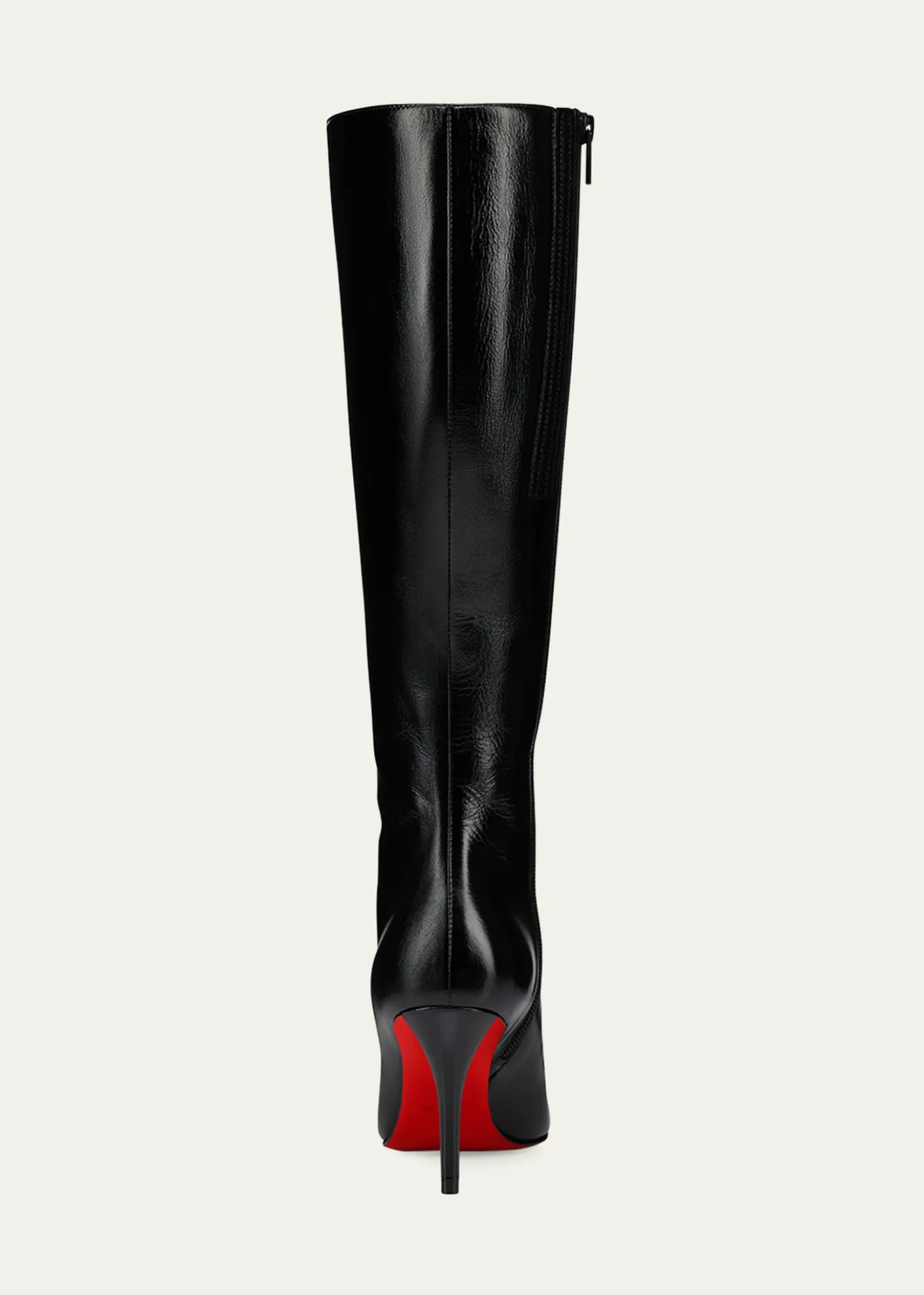 Christian Louboutin80mm Miss Z Leather Knee-High Boots