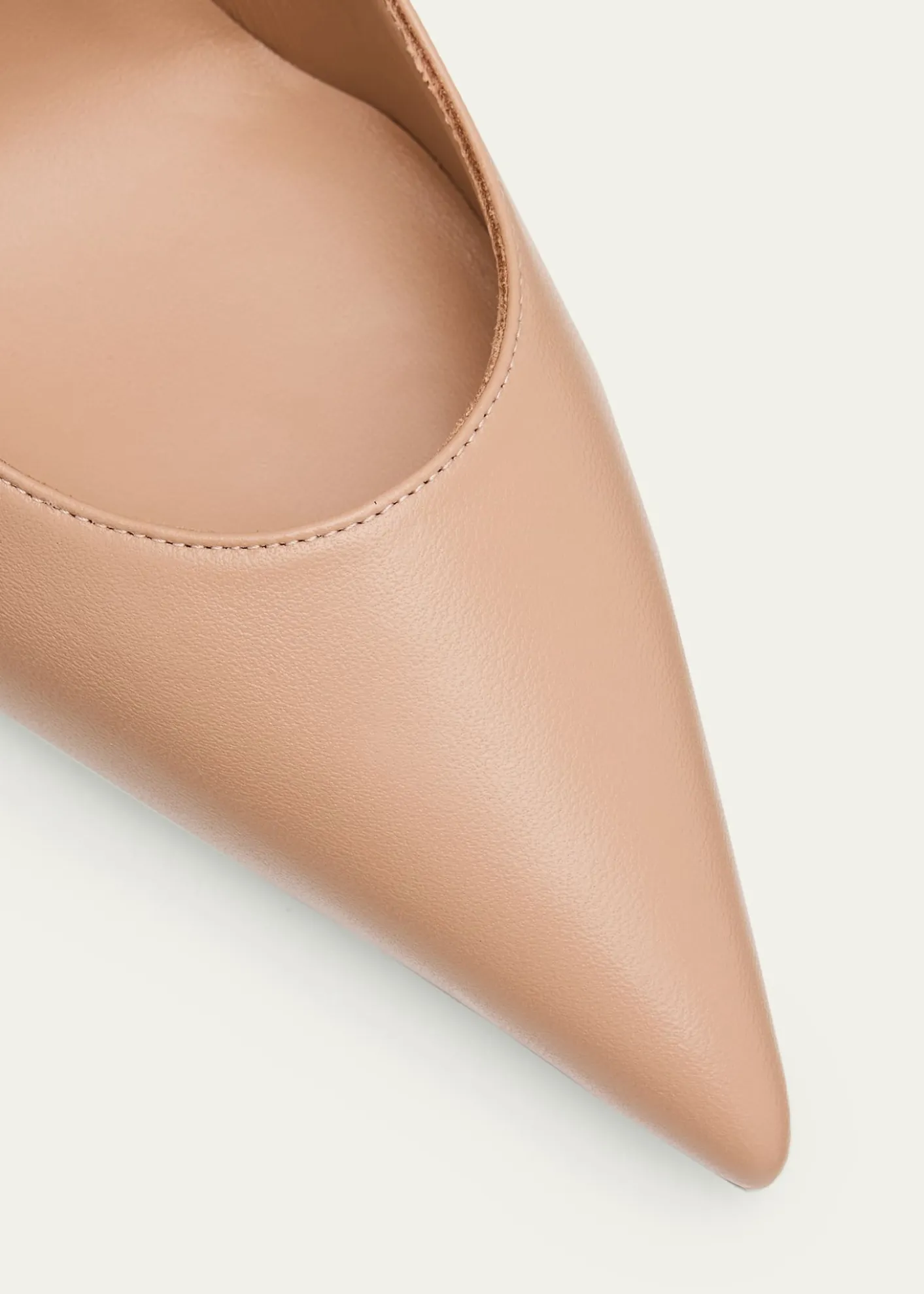 Christian Louboutin100mm Miss Z Leather Pointed-Toe Pumps