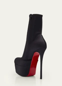 Christian Louboutin160mm Pavlova Satin Platform Booties