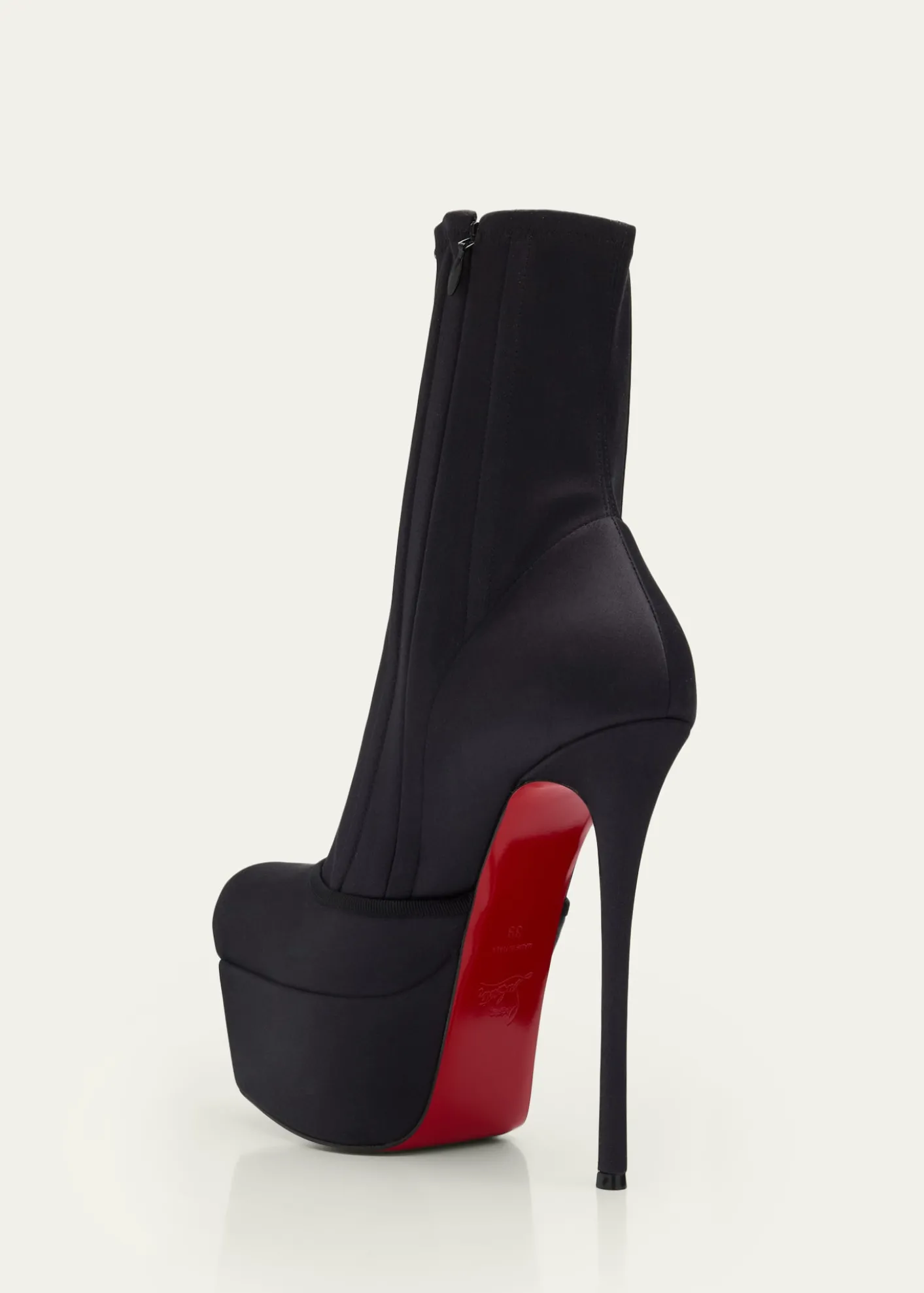 Christian Louboutin160mm Pavlova Satin Platform Booties