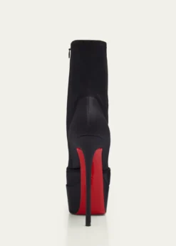 Christian Louboutin160mm Pavlova Satin Platform Booties
