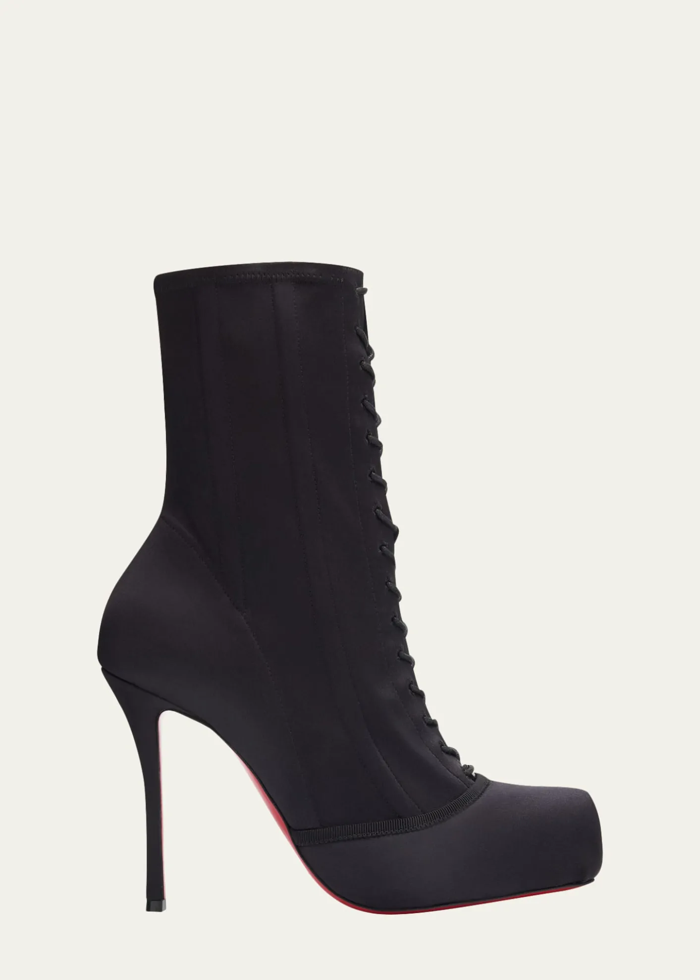 Christian Louboutin100mm Pavlova Satin Booties
