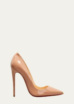 Christian Louboutin120mm So Kate Patent Pointed-Toe Pumps