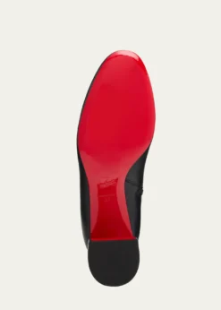 Christian Louboutin55mm Turela Leather Side-Zip Booties