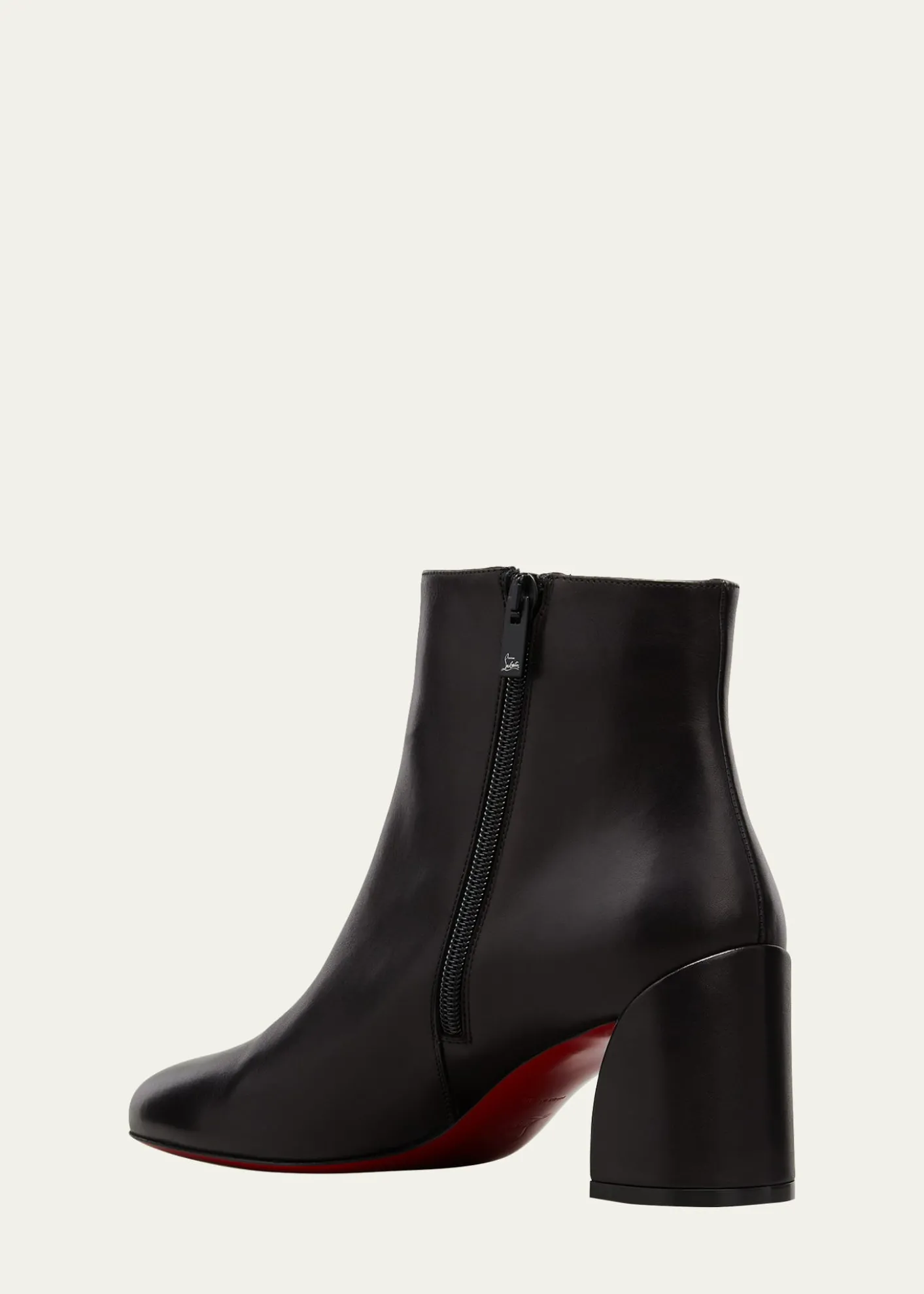 Christian Louboutin55mm Turela Leather Side-Zip Booties