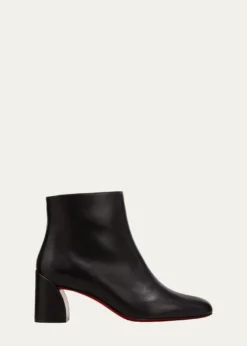 Christian Louboutin55mm Turela Leather Side-Zip Booties