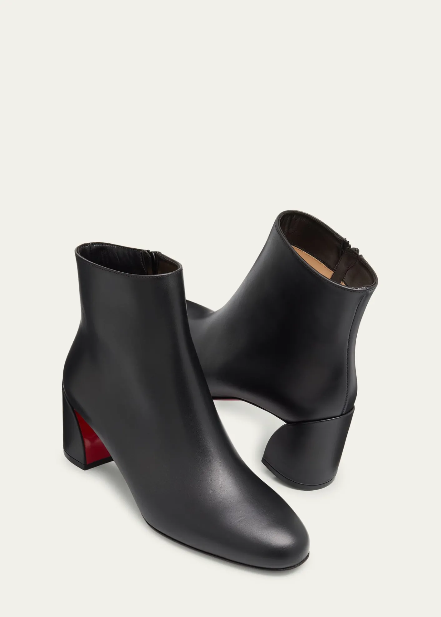 Christian Louboutin55mm Turela Leather Side-Zip Booties