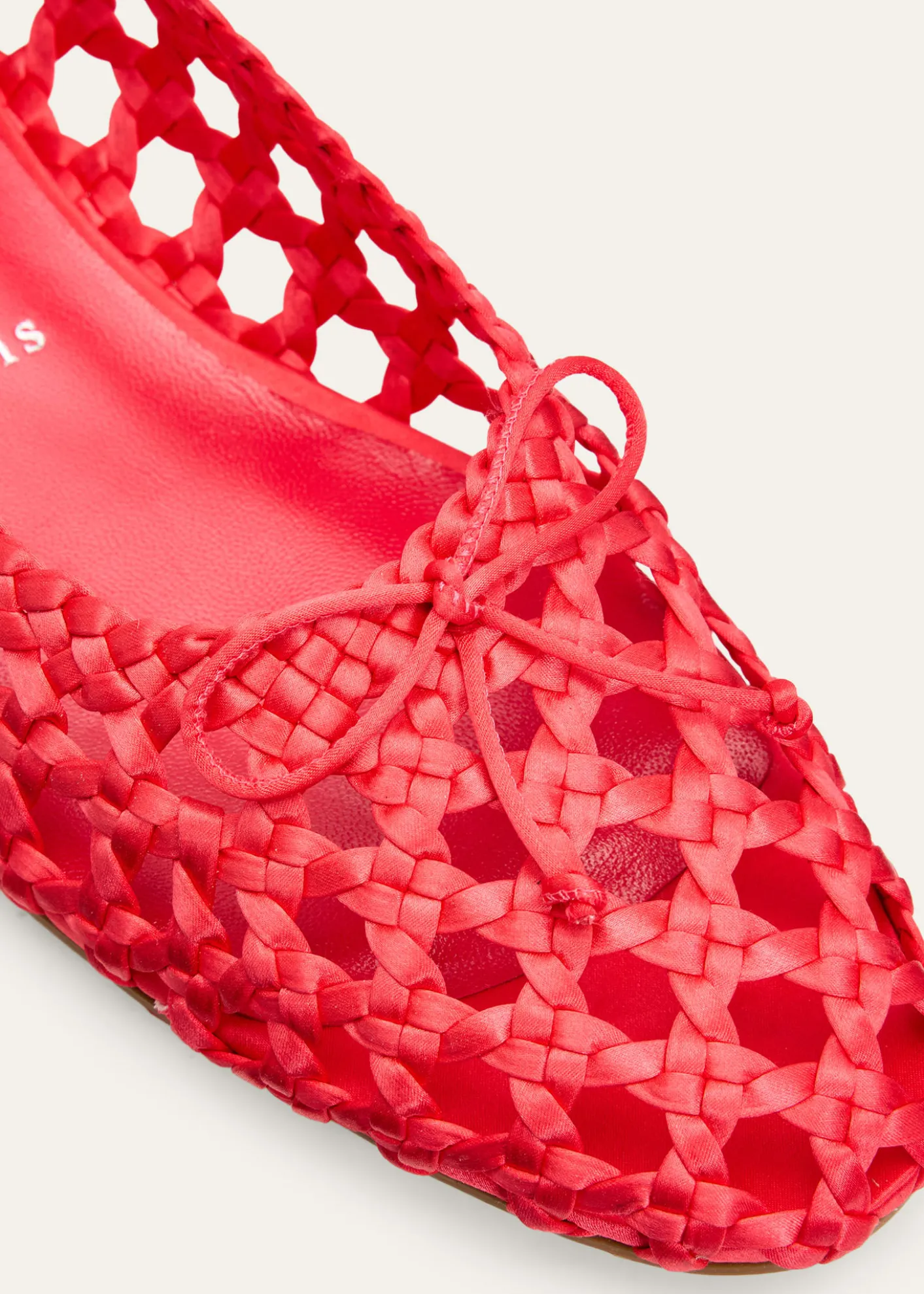 Christian LouboutinSweetie Jane Woven Silk Ballerina Flats
