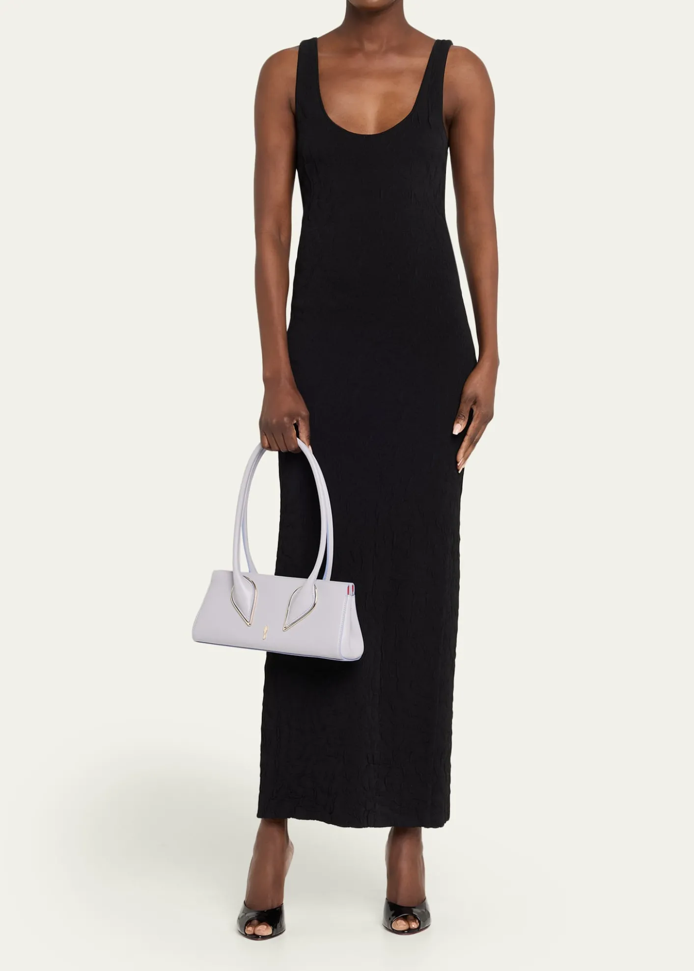 Christian LouboutinVenus Calf Leather Baguette Shoulder Bag